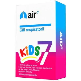 Air7 Kids airways, 30 жувальних таблеток, Green Splid
