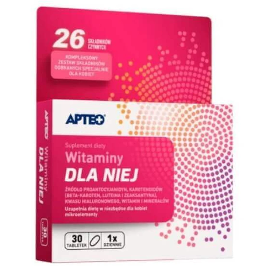 Витамины Apteo для нее, 30 таблеток: цены и характеристики
