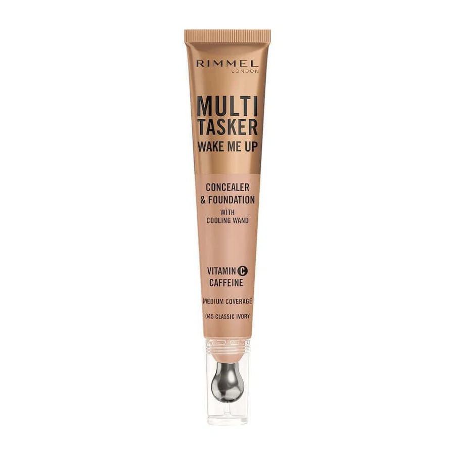 Rimmel Multi-Tasker Wake Me Up Illuminating Concealer с массажным аппликатором, оттенок 045 Classic Ivory, 20 мл: цены и характеристики