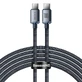Baseus CAJY000701 USB-C - USB-C PD Cable 100W 5A 480Mb/s 2m - Black