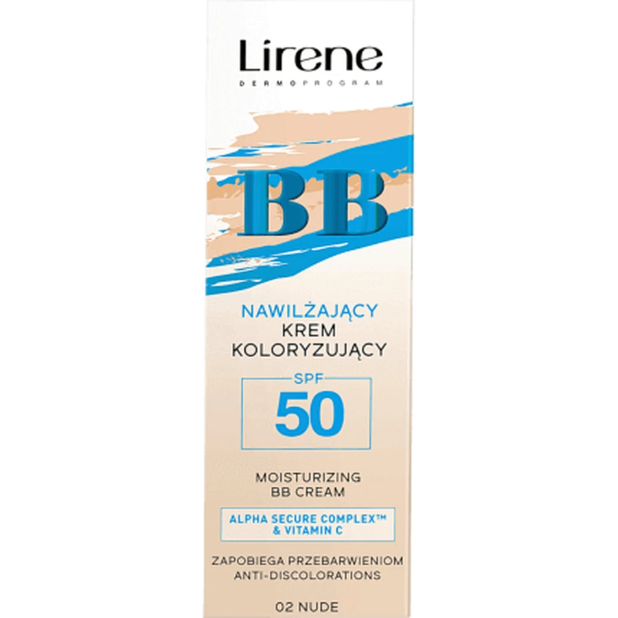 Lirene Anti-Depigmentation Moisturising BB Cream SPF50,02 Nude 30 мл: цены и характеристики