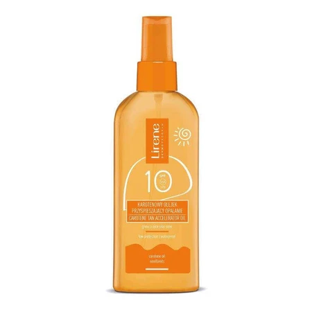 Lirene, Масло-ускоритель загара с каротином SPF10, 150 мл: цены и характеристики