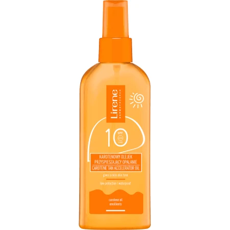 Lirene, Масло-ускоритель загара с каротином SPF10, 150 мл: цены и характеристики