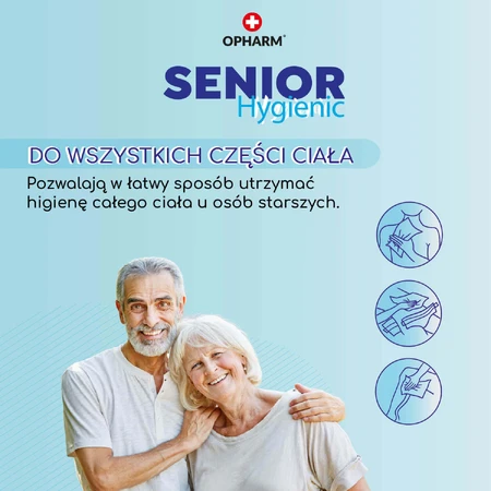 Opharm Senior Гігієнічний набір 3 в 1, șervețele umede, 4 x 72 пакетики: ціни та характеристики