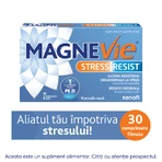 MagneVie Стресостійкість з ашвагандою 80 мг + 60 мг магнію + 1,4 мг вітаміну В6, нервова система та стійкість до стресу, 4х30 таблеток: ціни та характеристики