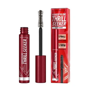 Удлиняющая и придающая объем тушь для ресниц Rimmel, оттенок 002 Черно-коричневый, 8 мл
