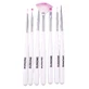 Кисті Sunone Nail Art Brushes White, 7 шт