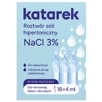 Katarek, soluție salină hipertonică NaCl 3%, 18 x 4 мл: цены и характеристики