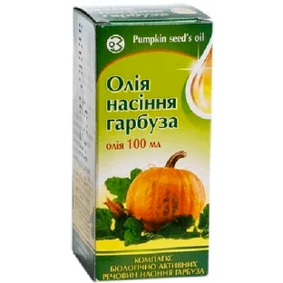 Масло семян тыквы масло 100 мл фл.