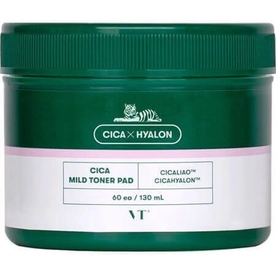 Відлущувальні тональні диски Cica Mild, 60 шт, VT Cosmetics: ціни та характеристики
