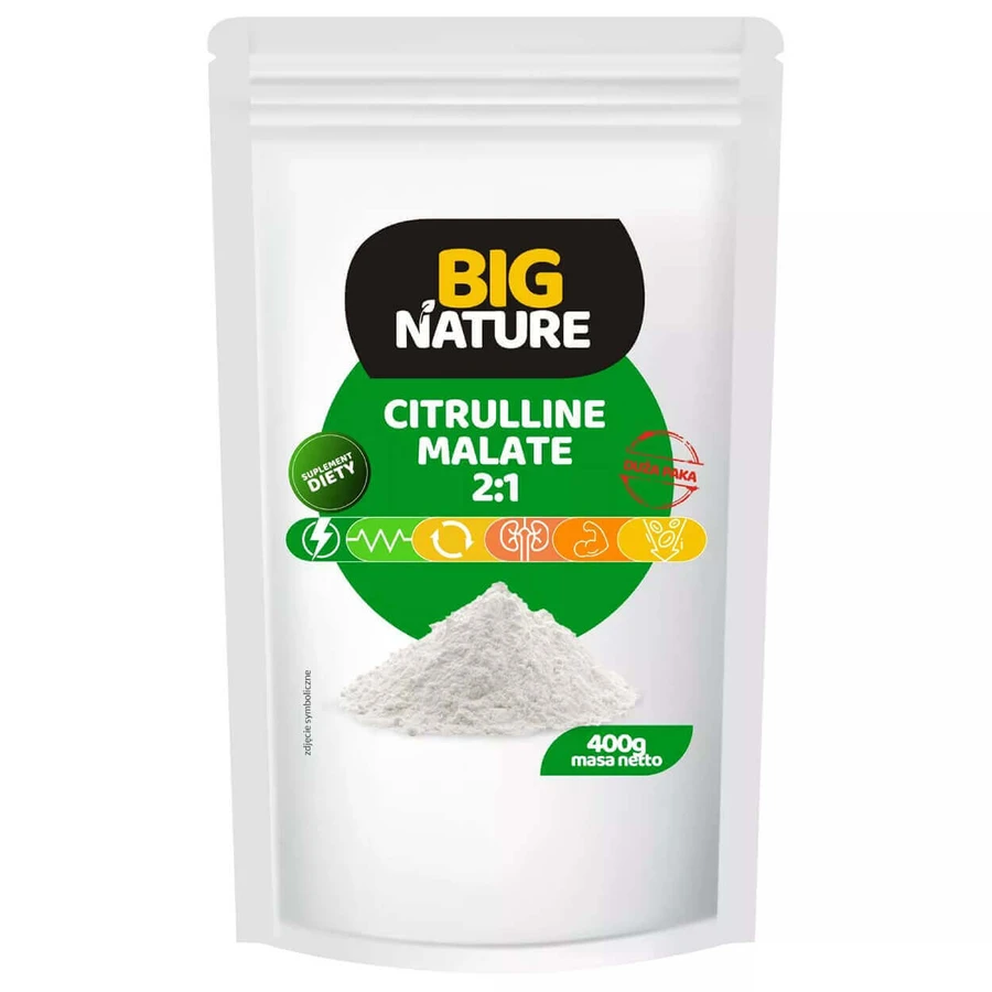 Big Nature Citrulină, малат цитрулина 2:1, 200 г: цены и характеристики