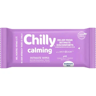 Успокаивающие салфетки для интимной гигиены, 12 штук, Chilly