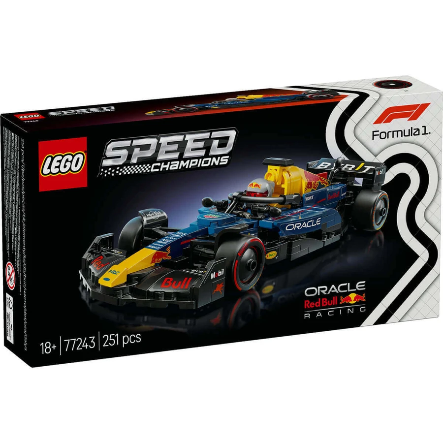 Гоночний болід F1 Oracle Red Bull Racing Speed Champions, + 18 років, 77243, Lego: ціни та характеристики