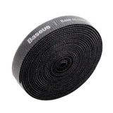 Baseus Rainbow Circle Hook and Loop Straps - Органайзер для кабелю на липучці 3 м, чорний (ACMGT-F01)