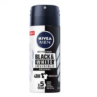 Спрей-антиперспірант Nivea Men Black & White Invisible Original, 100 мл