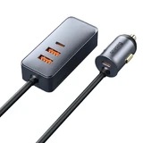 Автомобільний зарядний пристрій Baseus Share Together 2x USB / 2x USB Type C 120W PPS Quick Charge Power Delivery Grey (CCBT-A0G)