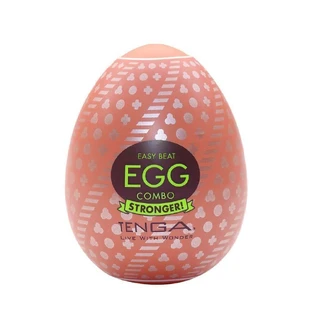 Одноразовый мастурбатор в форме яйца Tenga Easy Beat Egg Combo Stronger