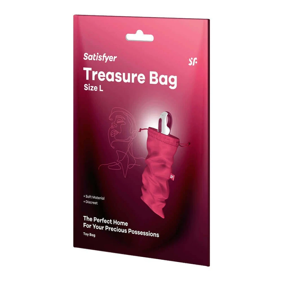 Сумка для зберігання гаджетів Satisfyer Treasure Bag L, рожева: ціни та характеристики