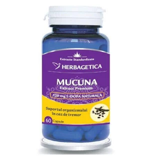 Мукуна, 60 капсул, Herbagetica