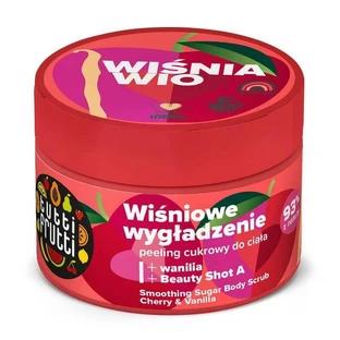 Цукровий скраб для тіла Farmona Tutti Frutti Smoothing Вишня та Ваніль + Beauty Shot A, 300 г