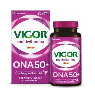 Vigor Multivitamin Ona 50+, 90 comprimate