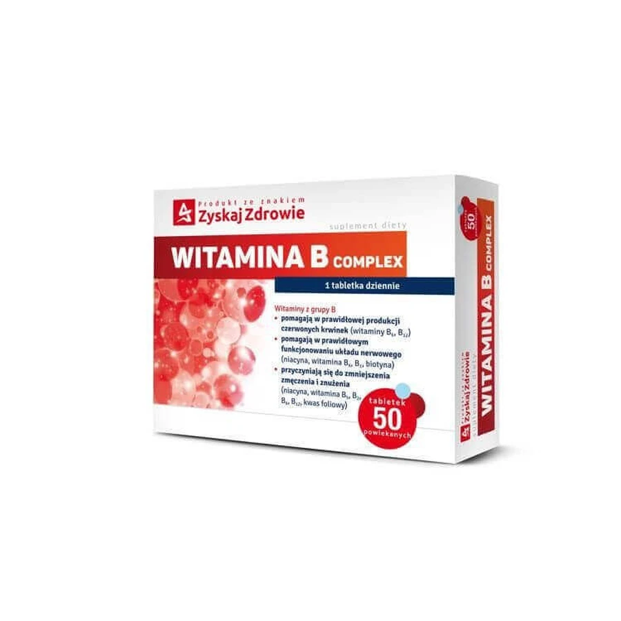 Комплекс витаминов группы B, Gain Health, 50 таблеток: цены и характеристики
