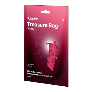 Сумка для хранения гаджетов Satisfyer Treasure Bag, размер M, розовая