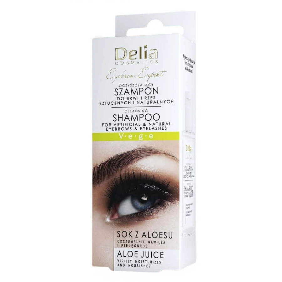 Очищаючий шампунь для брів і вій Delia Eyebrow Expert, 50 мл: ціни та характеристики