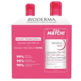 Упаковка Sensibio H2O Мицеллярный раствор, 500 мл + 250 мл, Bioderma