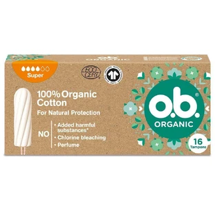 Тампони OB Organic Super, 16 шт