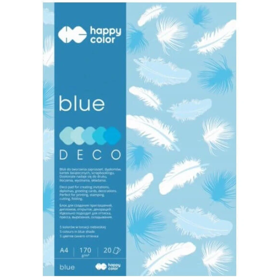 Блокнот Deco Blue А4, 20 арк: ціни та характеристики