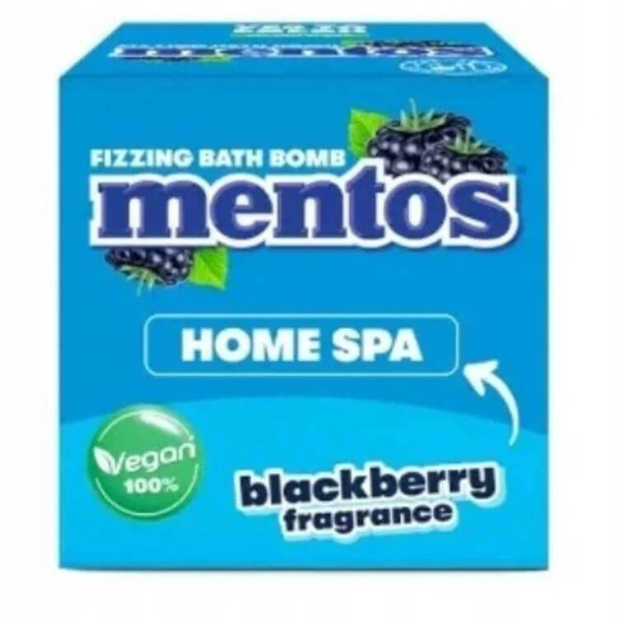 Бомбочка для ванны Mentos с ежевикой, 140 г: цены и характеристики