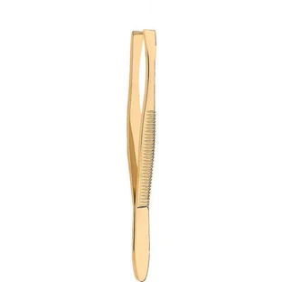 Косметичний пінцет Donegal Straight Gold 1090