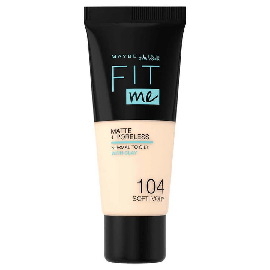 Тональний крем Maybelline Fit Me Mattifying Face Foundation 104 Soft Ivory, 30 мл: ціни та характеристики