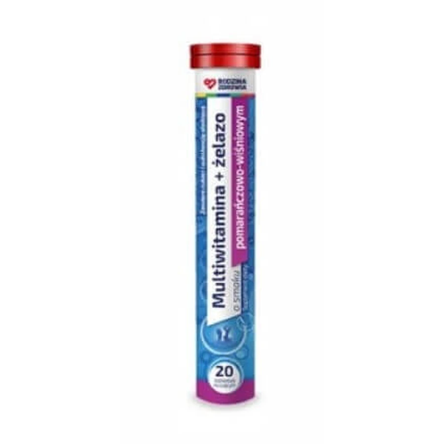 Family Health Multivitamin + Iron 20 шипучих таблеток: ціни та характеристики