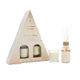 La Casa de los Aromas Glowing Elegance Набір ароматичних паличок Apple and Cinnamon 95 мл + ароматична свічка Apple and Cinnamon 120 г