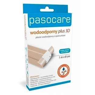 Набор пластырей 3D Plus Pasocare: рулонный: 1 м x 8 см + индивидуальные повязки: 10 шт., размером 10 см x 8 см 