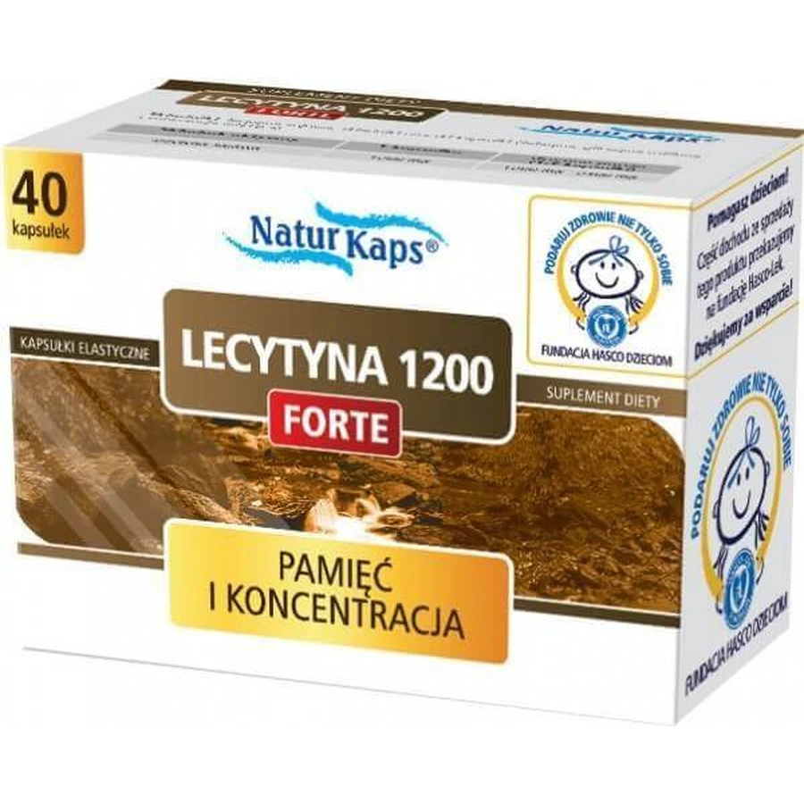 Лецитин Форте 1200мг Натуркапс 40 капсул: цены и характеристики