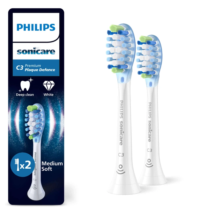 Запасной картридж для щетки Plaque Control Sonicare, белый, HX9042/87, 2 штуки, Philips: цены и характеристики