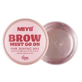 Miyo Brow Must Go On Eyebrow Wax Pink, 30 г
