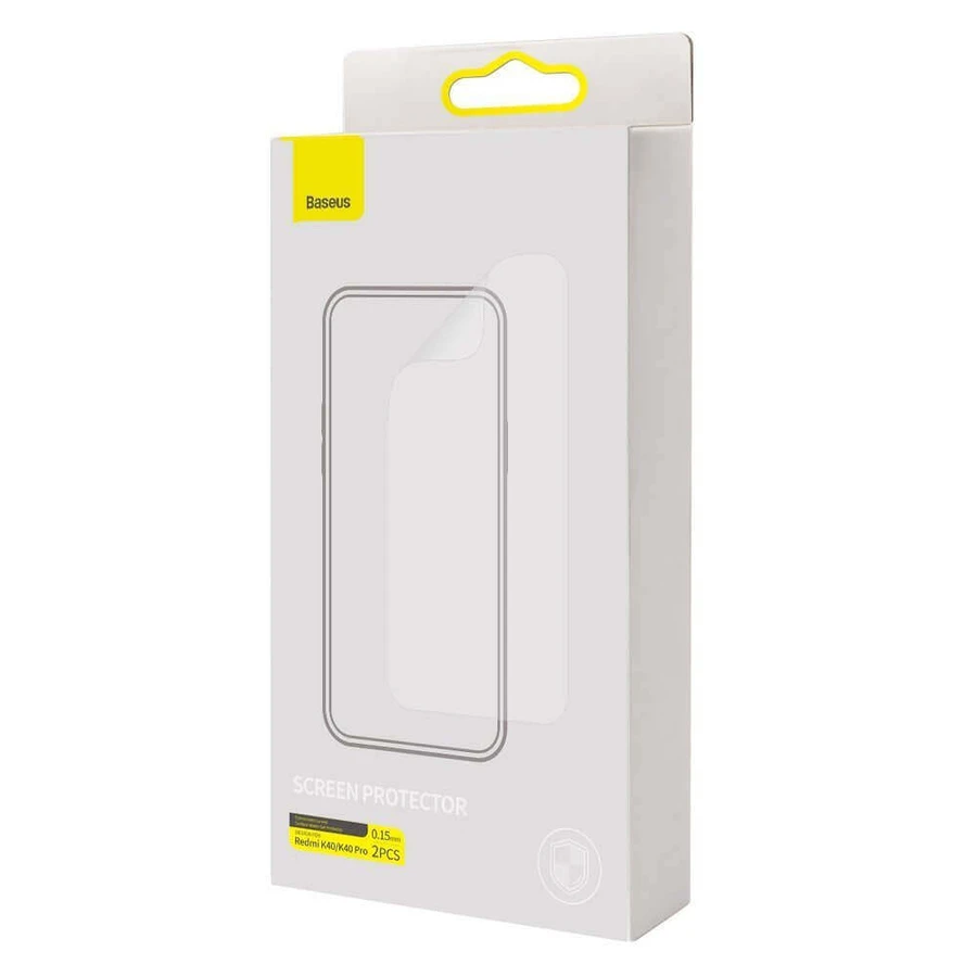 Baseus 2x Full Cover Screen Protector 0,15 мм для Xiaomi Redmi K40 / K40 Pro / Poco F3 Прозорий (SGMIK40-02): ціни та характеристики