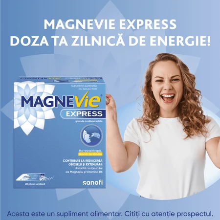 МагнеВі Експрес Sanofi MagneVie Express, 2 упаковки по 20 пакетиків: ціни та характеристики