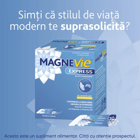 МагнеВі Експрес Sanofi MagneVie Express, 2 упаковки по 20 пакетиків: ціни та характеристики