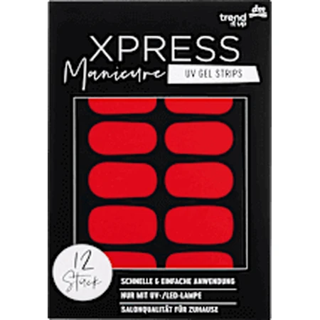 trend !!!t up XPRESS Manicure UV Gel Nail Sheets No. 130 - Statement Red: цены и характеристики