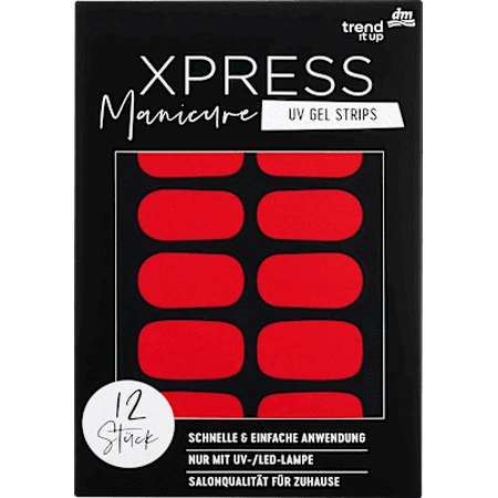 trend !!!t up XPRESS Manicure UV Gel Nail Sheets No. 130 - Statement Red: цены и характеристики