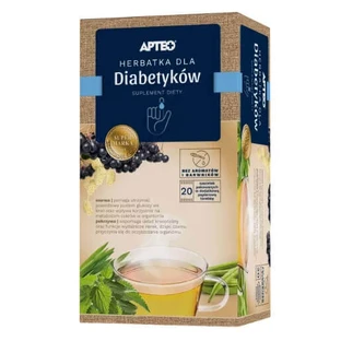 Чай Apteo Natura для диабетиков, 20 пакетиков