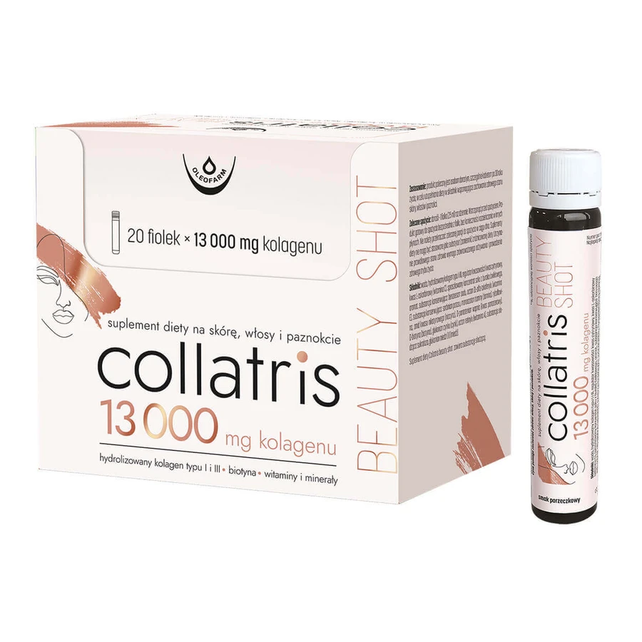 Oleofarm Collatris Beauty Shot, зі смаком смородини, 25 мл х 20 флаконів: ціни та характеристики