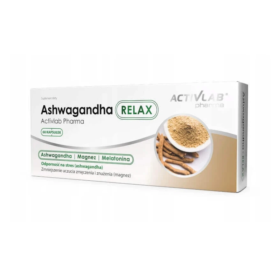 Activlab Pharma Ashwagandha Relax, 60 капсул: ціни та характеристики