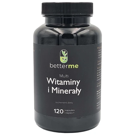 BetterMe Vitamine și minerale, 120 капсул moi: ціни та характеристики