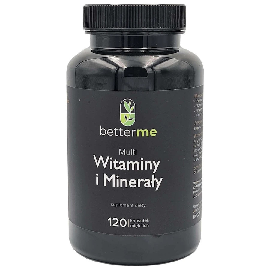 BetterMe Vitamine și minerale, 120 капсул moi: ціни та характеристики